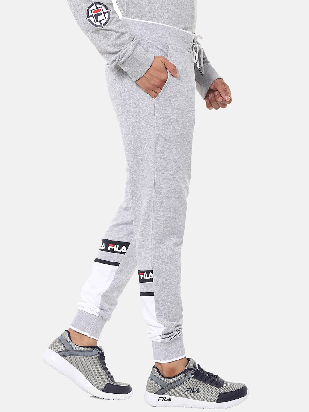 Fila Black Hugh Men's Cuffed Jogger
