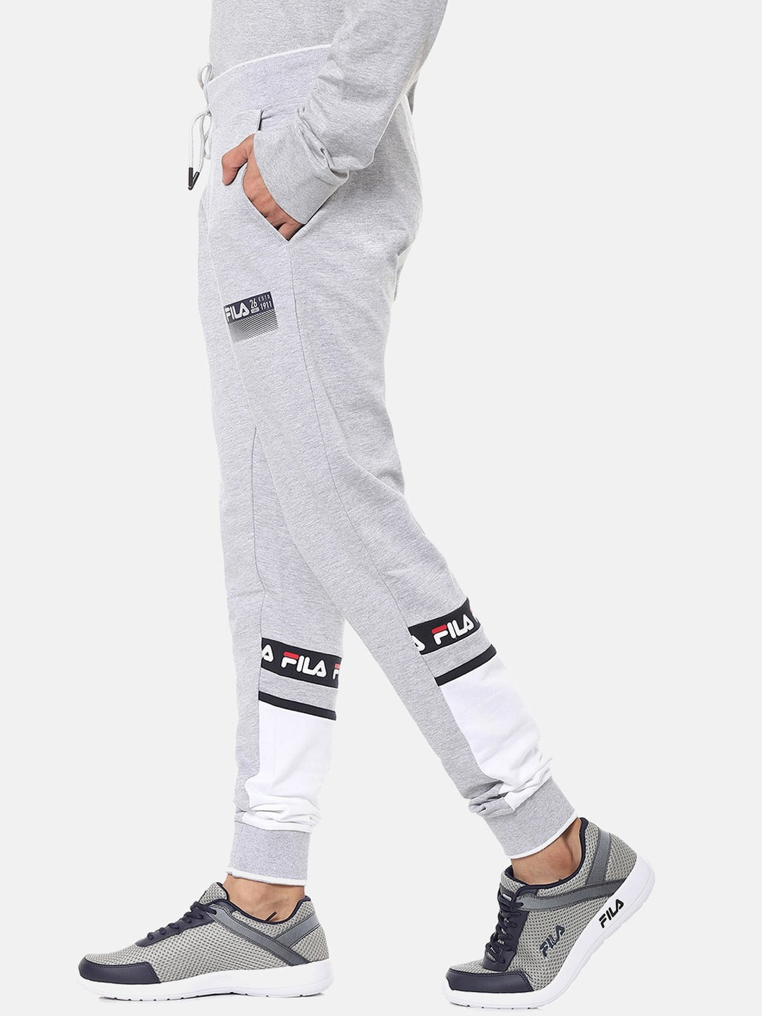Fila Black Hugh Men's Cuffed Jogger