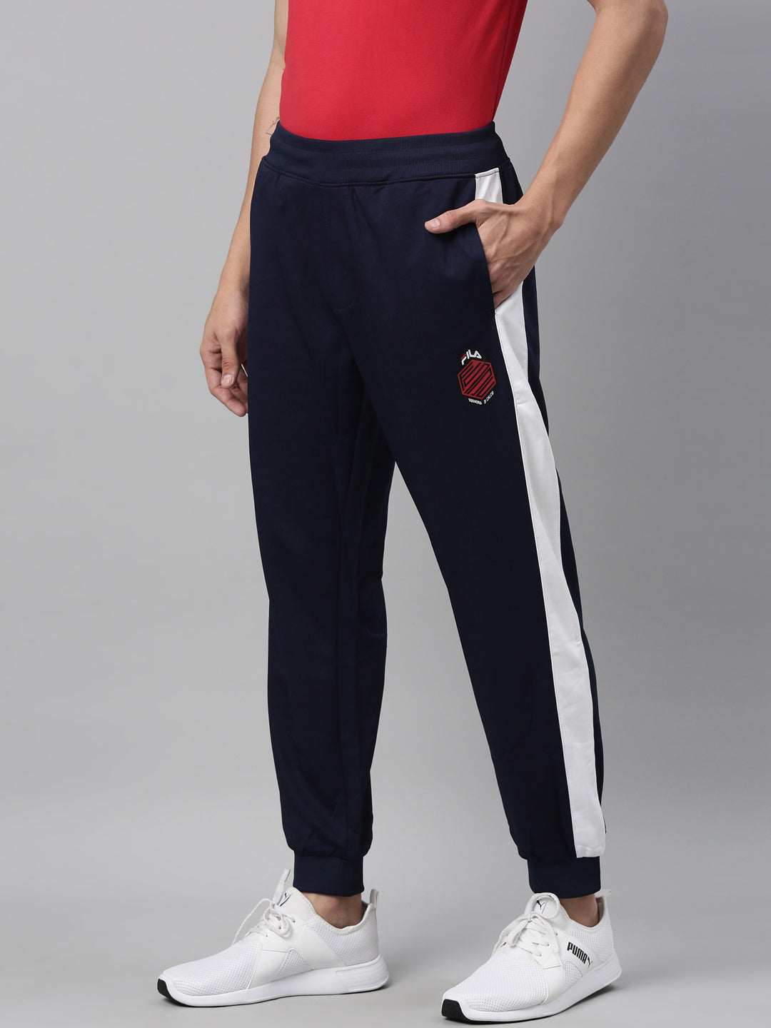 Fila Grey Header BTM Men's Cuffed Jogger