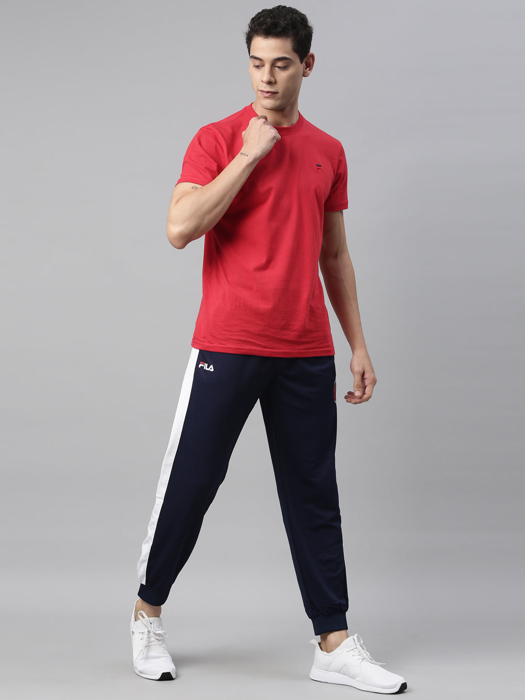 Fila Grey Header BTM Men's Cuffed Jogger