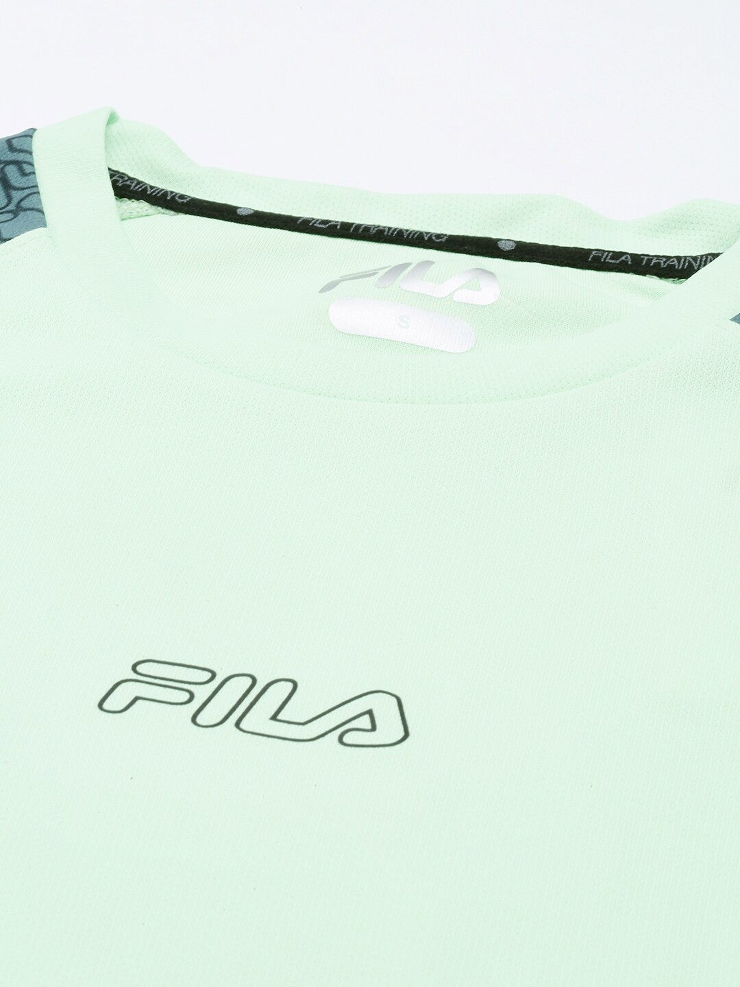 Fila Black Grace Women's Printed Sleeve T-Shirt