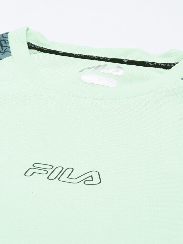 Fila Black Grace Women's Printed Sleeve T-Shirt