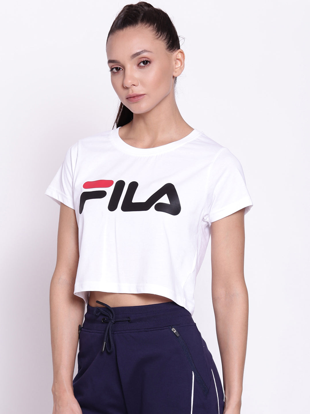 Fila Black Eden Women's Crop Top