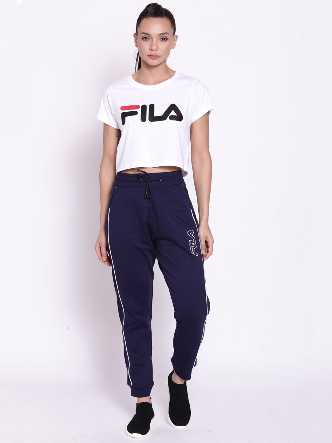 Fila Black Eden Women's Crop Top