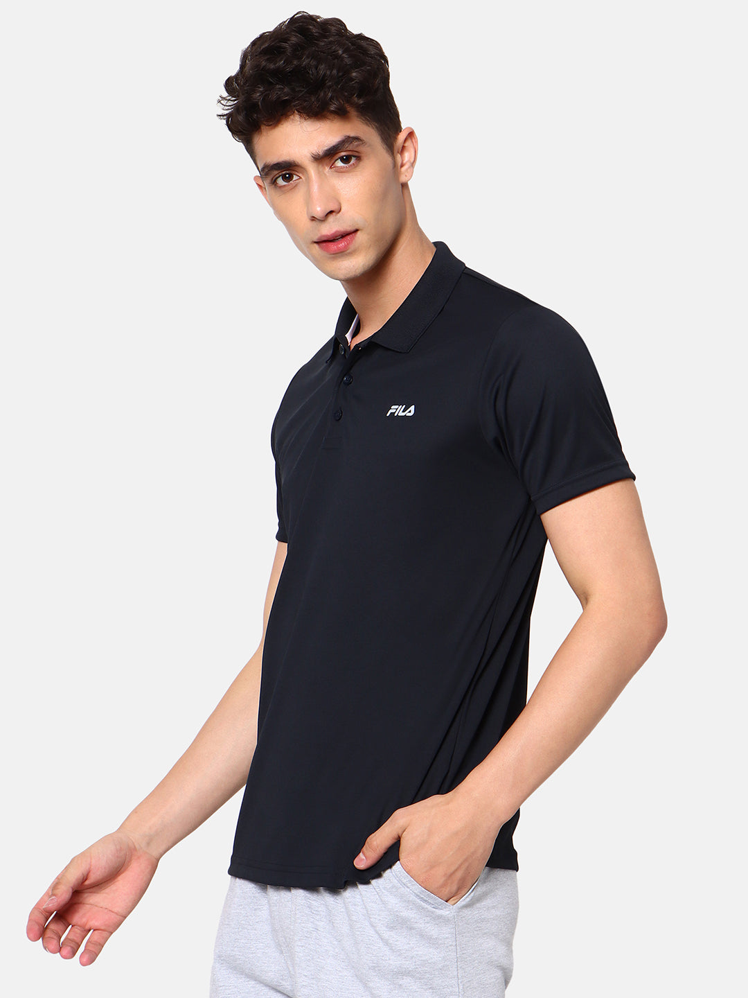 Fila Grey Arjen 21 Men's Logo T-Shirt
