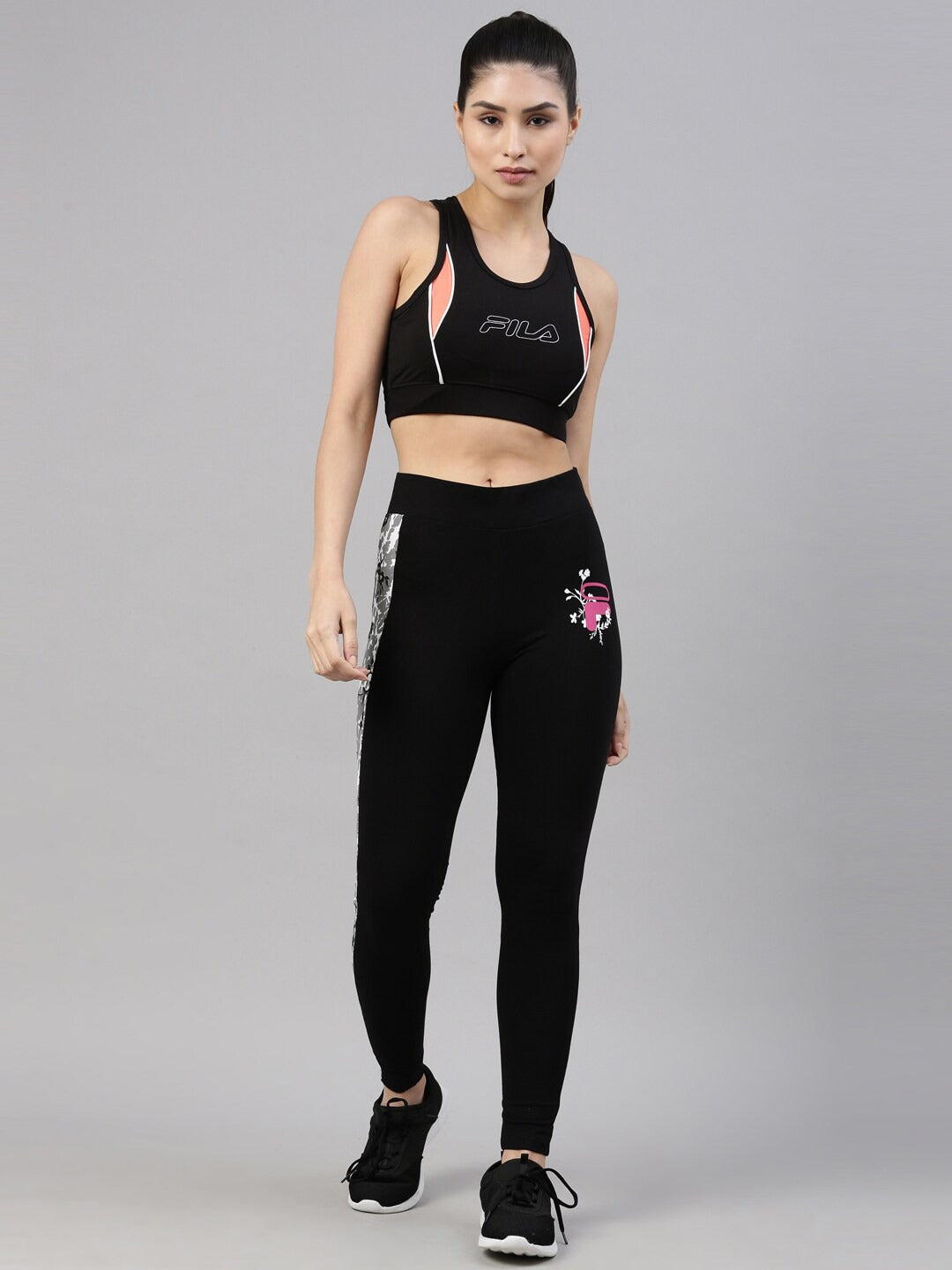 Fila Grey Eleanor Women's Sports Bra