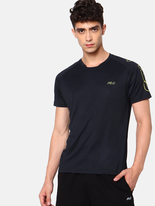 Fila Black Magnus Men's Graphic T-Shirt