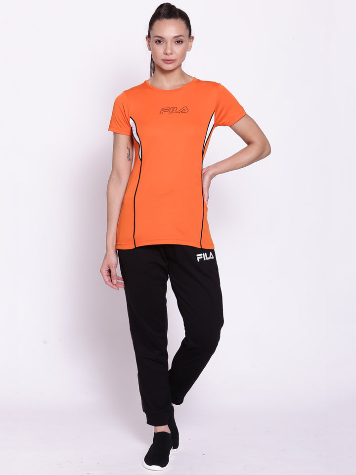 Fila Black Serena Women's Cut and Sew T-Shirt