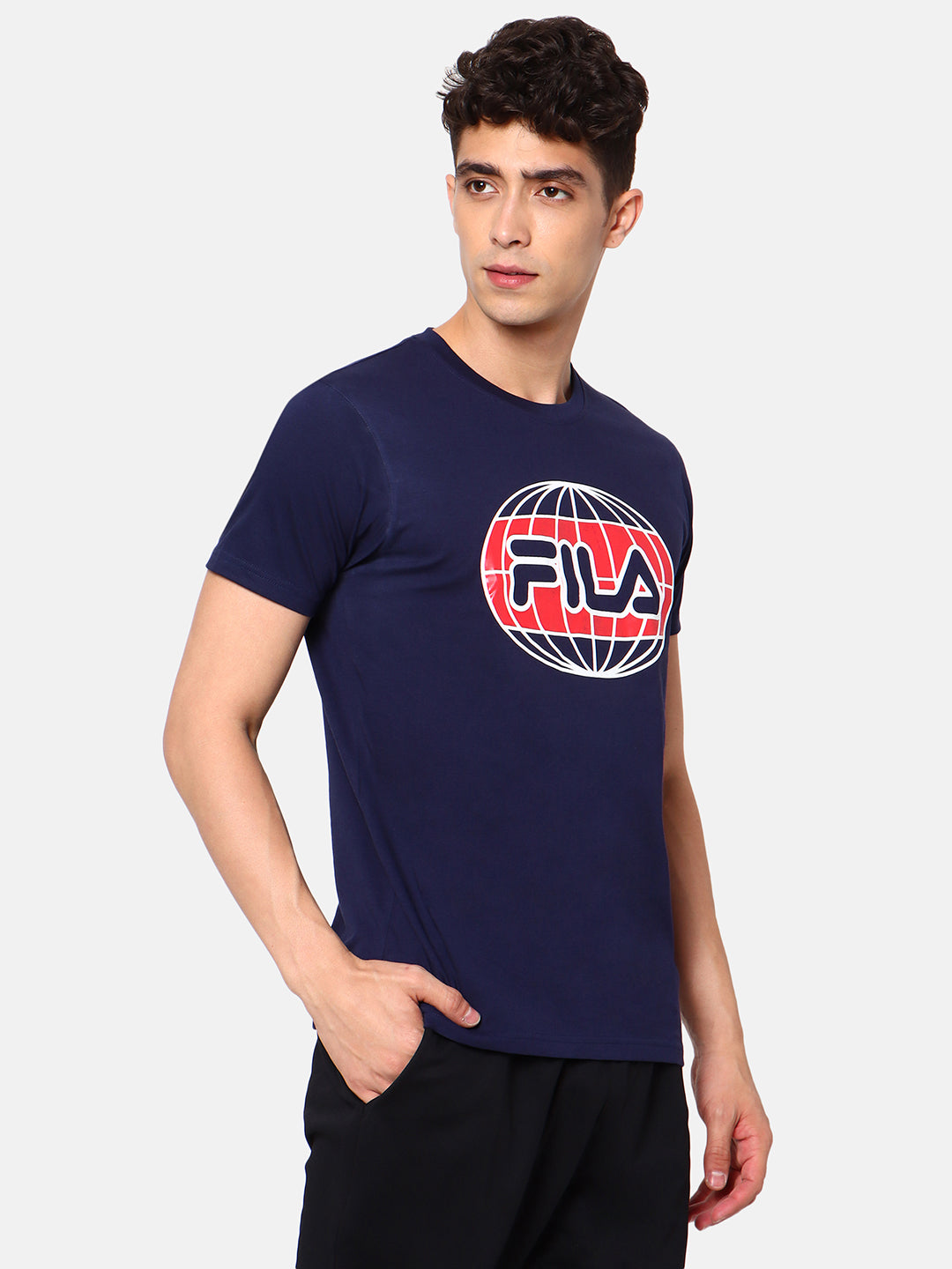 Fila Peacoat Laveer Men's Graphic T-Shirt
