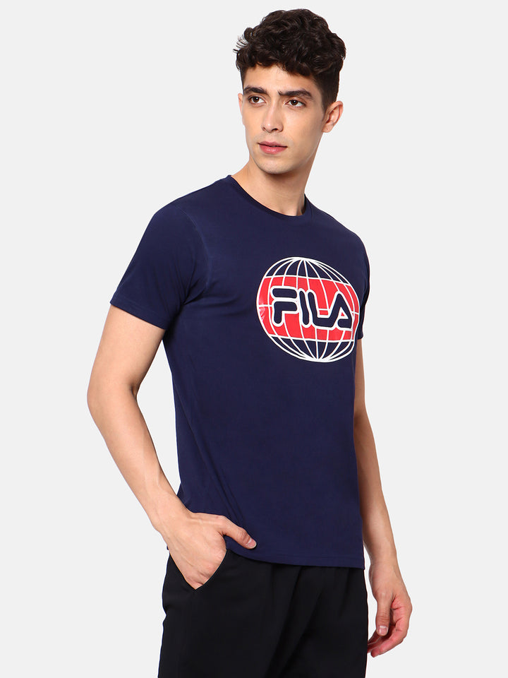 Fila Peacoat Laveer Men's Graphic T-Shirt