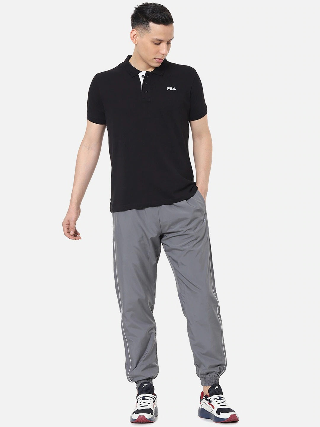 Fila Black Buffon 21 Men's Polo