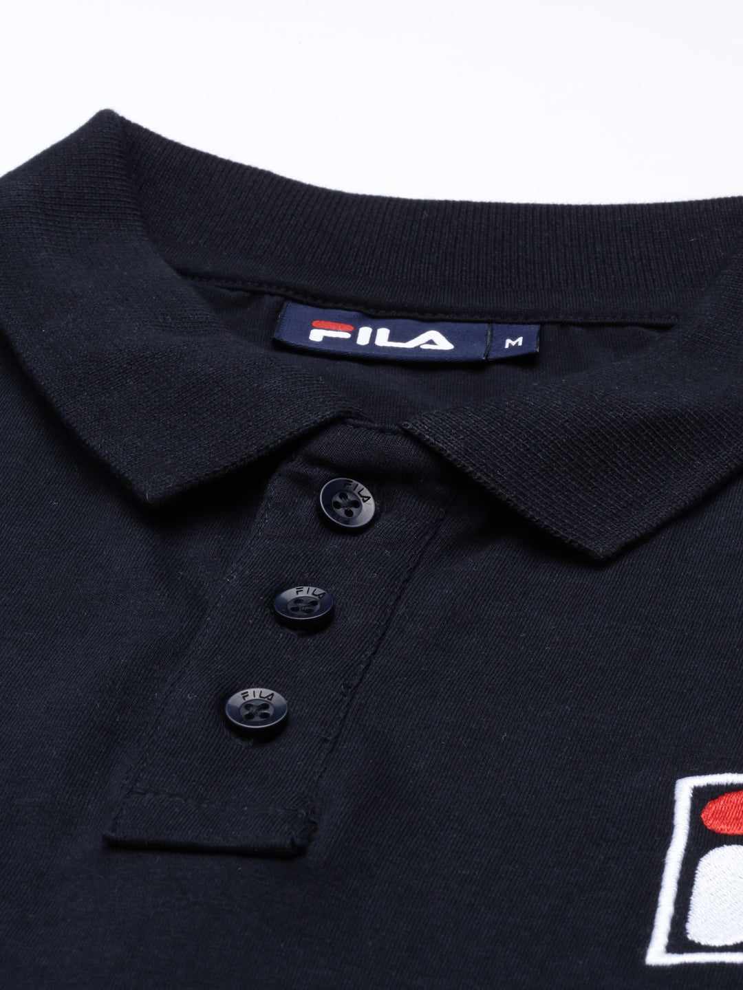 Fila White Ramsay Men's Solid Polo