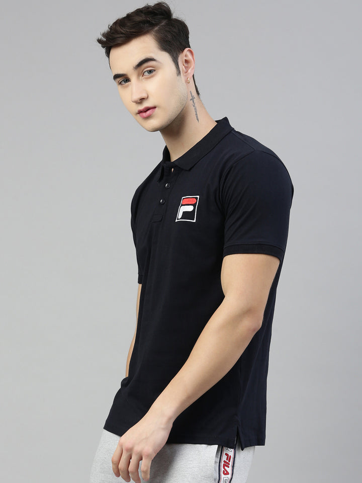 Fila White Ramsay Men's Solid Polo