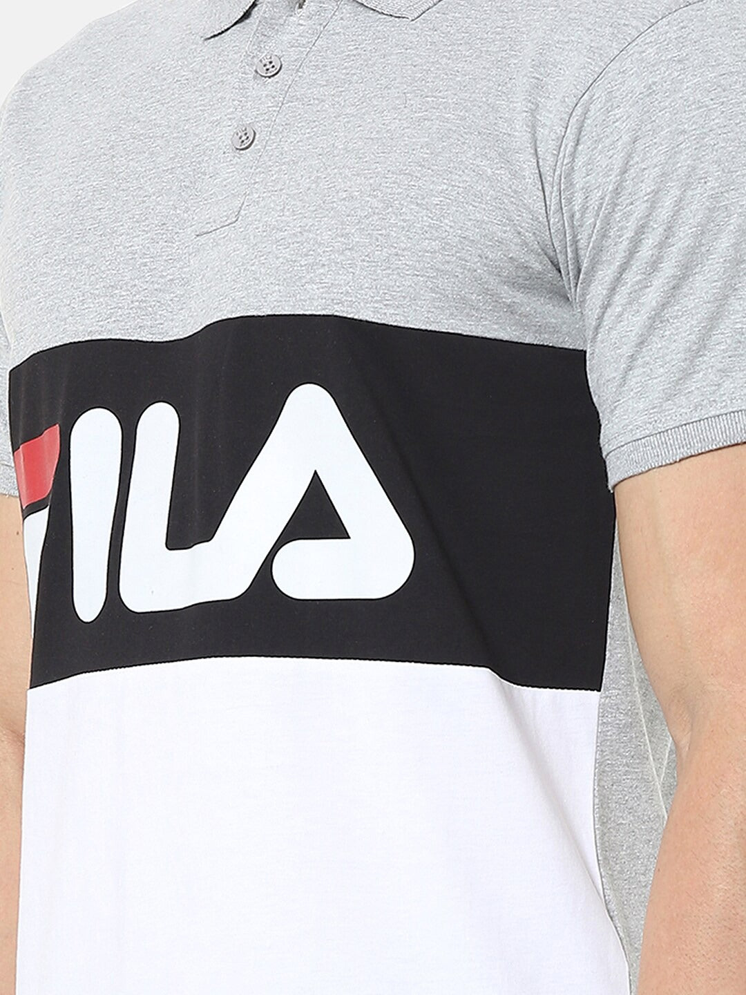 Fila Grey Robbie Men's Polo