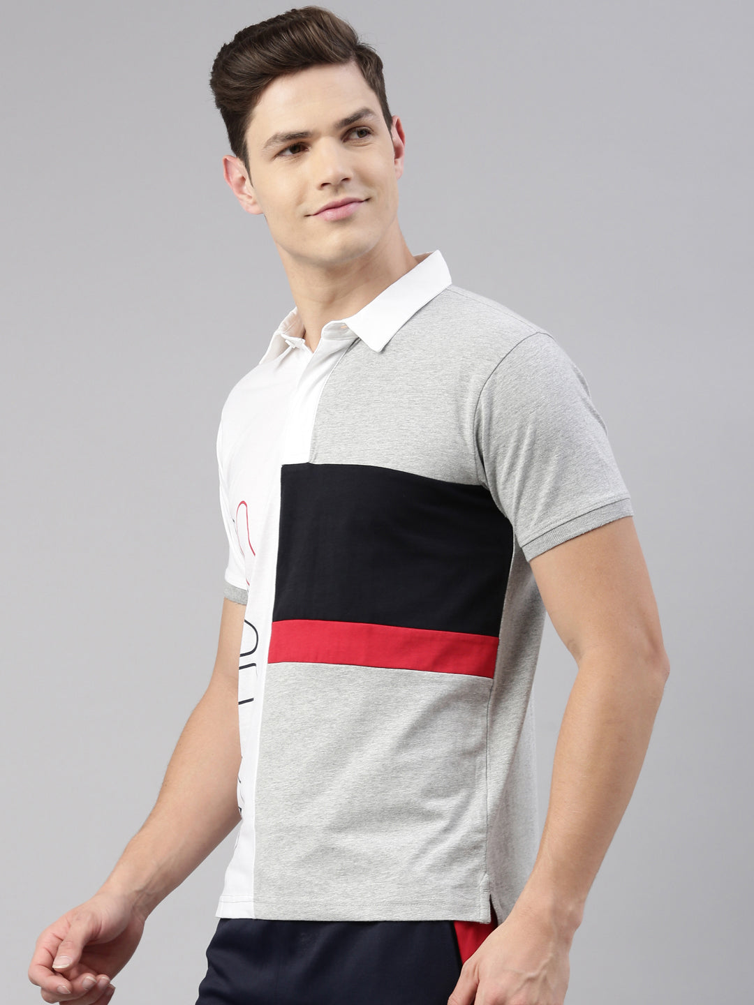 Fila Black Chock Men's Cut and Sew Polo