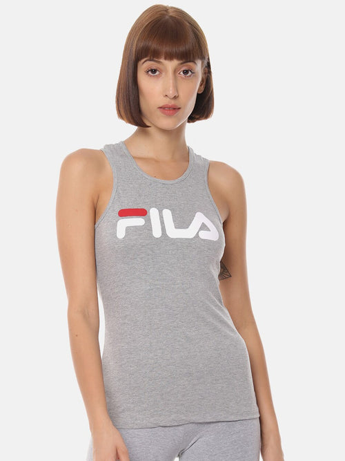 Fila Black Daisy Women's Logo Tank Top