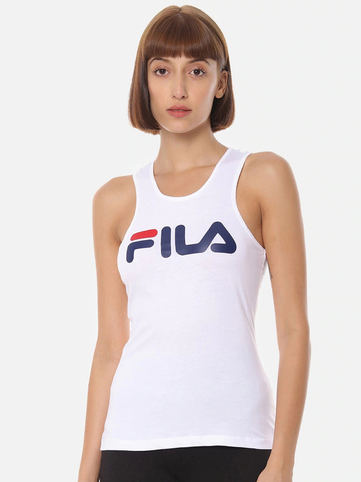 Fila White Daisy Women's Tank Top
