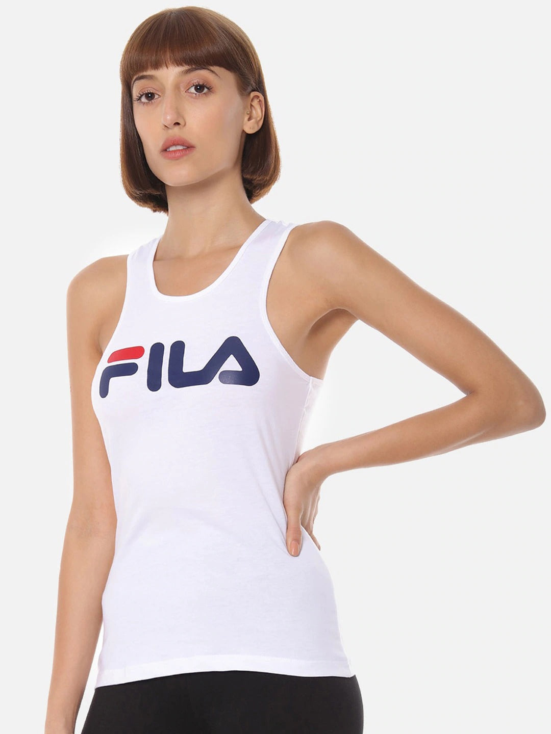 Fila White Daisy Women's Tank Top