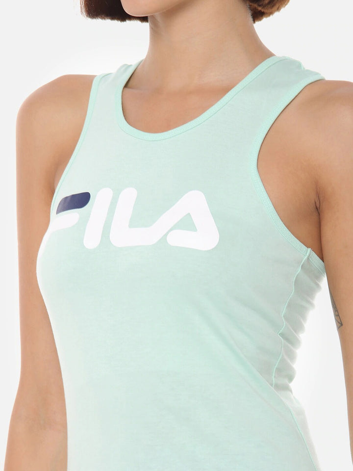 Fila Black Daisy Women's Logo Tank Top
