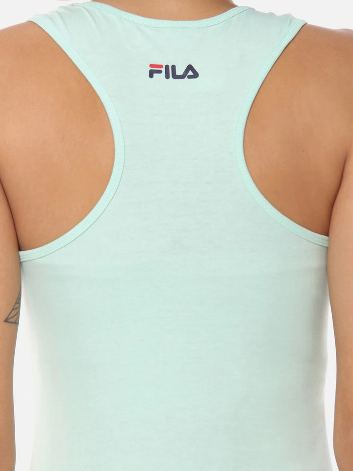 Fila Black Daisy Women's Logo Tank Top