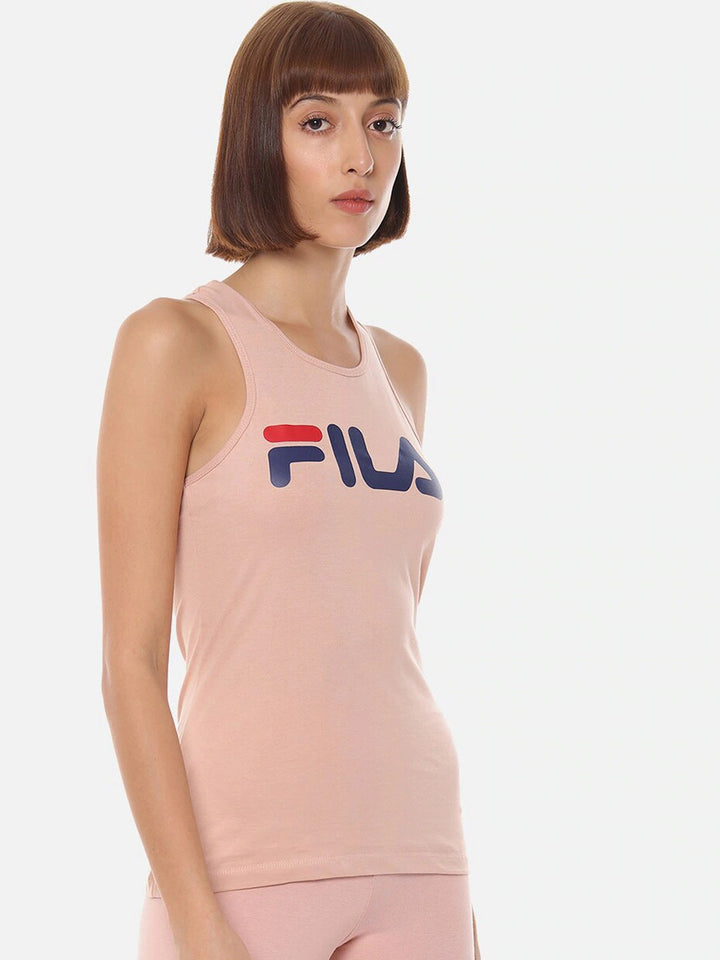 Fila Black Daisy Women's Logo Tank Top