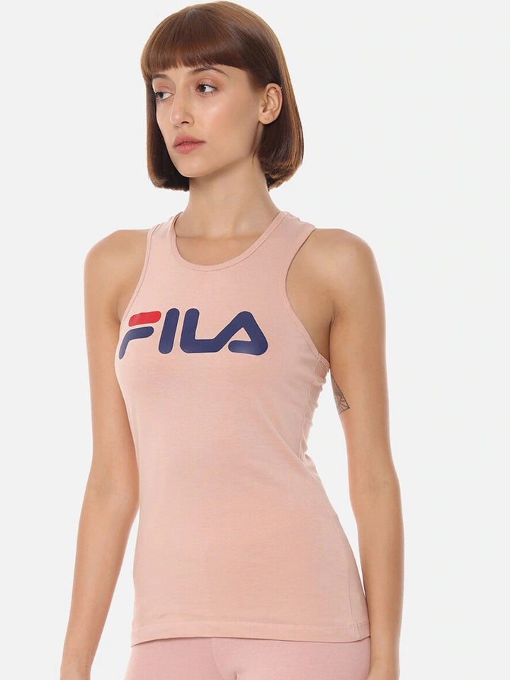 Fila Black Daisy Women's Logo Tank Top