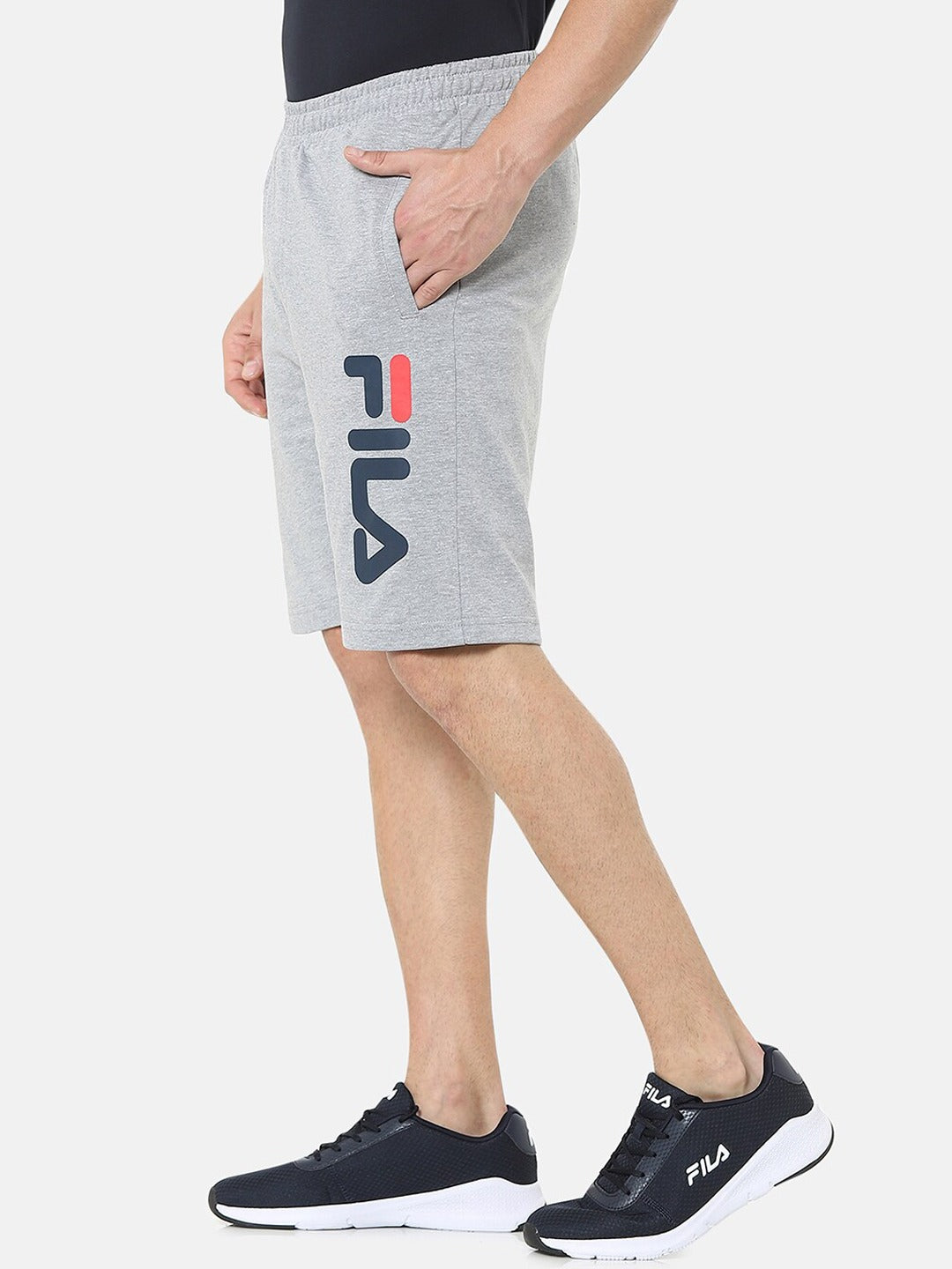 Fila Red Barbet Men's Printed Shorts