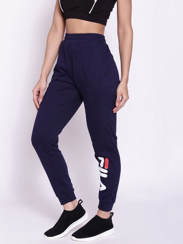 Fila White Acanthus Women's Ribbed Jogger