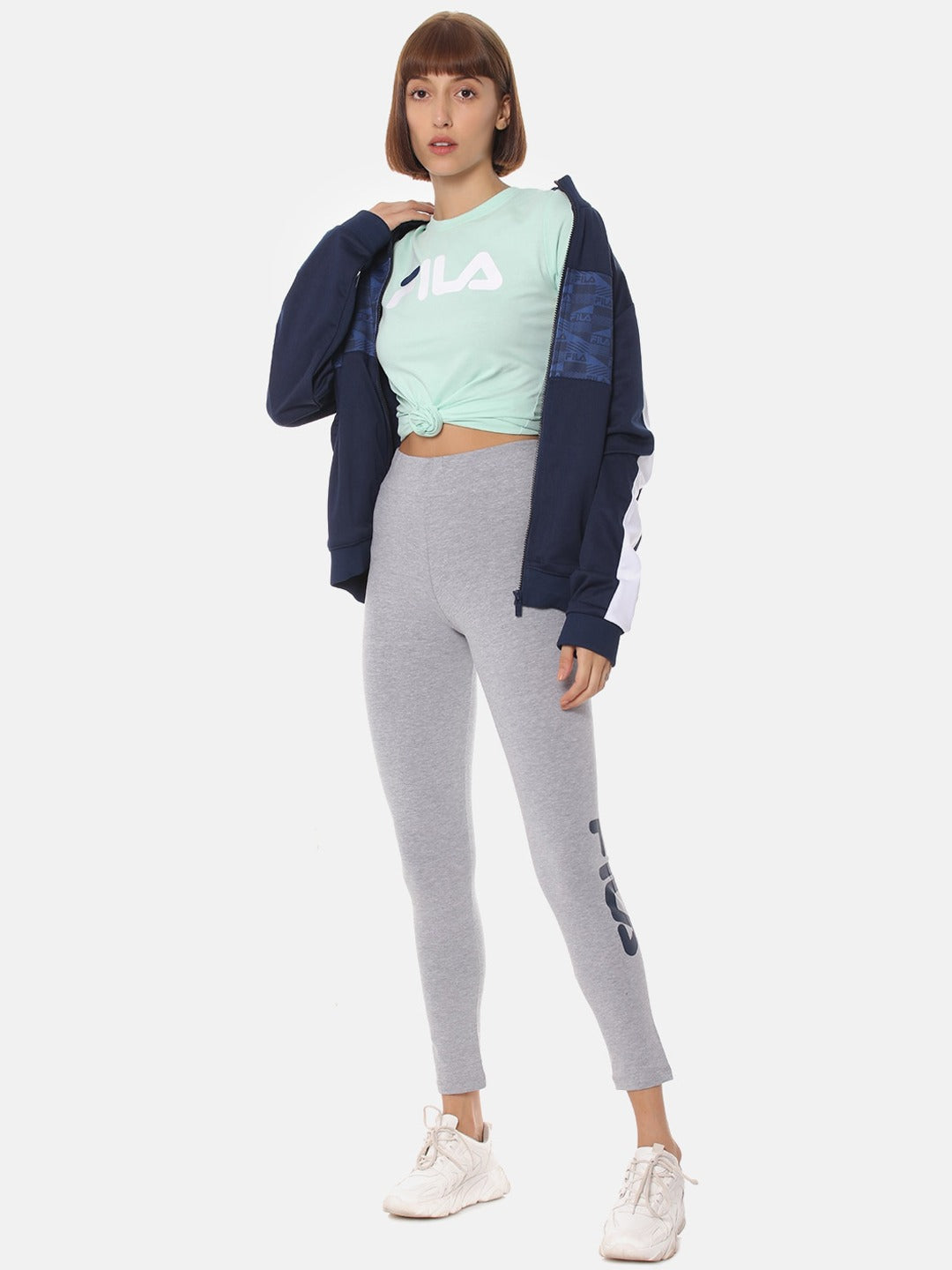 Fila White Begonia Women's Tight