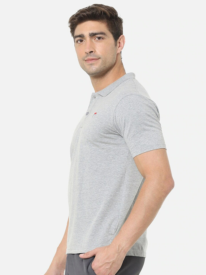 Fila Grey Tern Men's Logo Polo