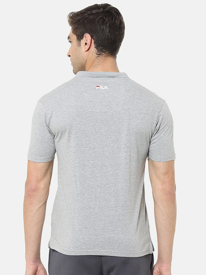 Fila Grey Tern Men's Logo Polo