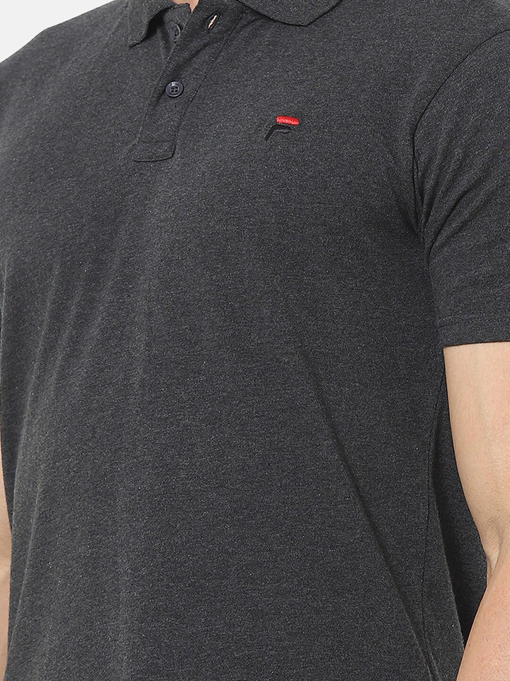 Fila Grey Tern Men's Logo Polo