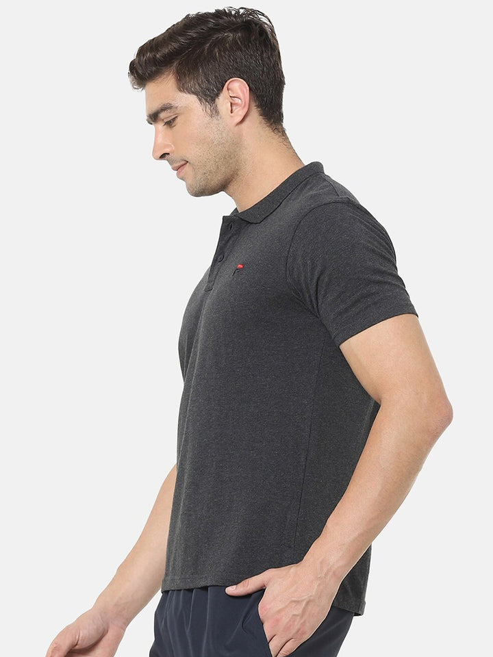 Fila Grey Tern Men's Logo Polo