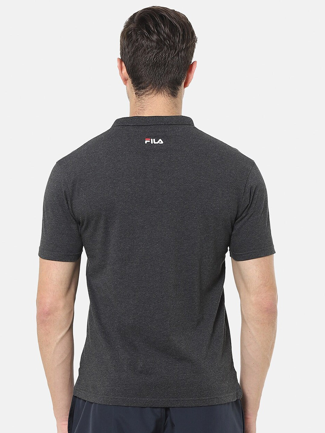 Fila Grey Tern Men's Logo Polo