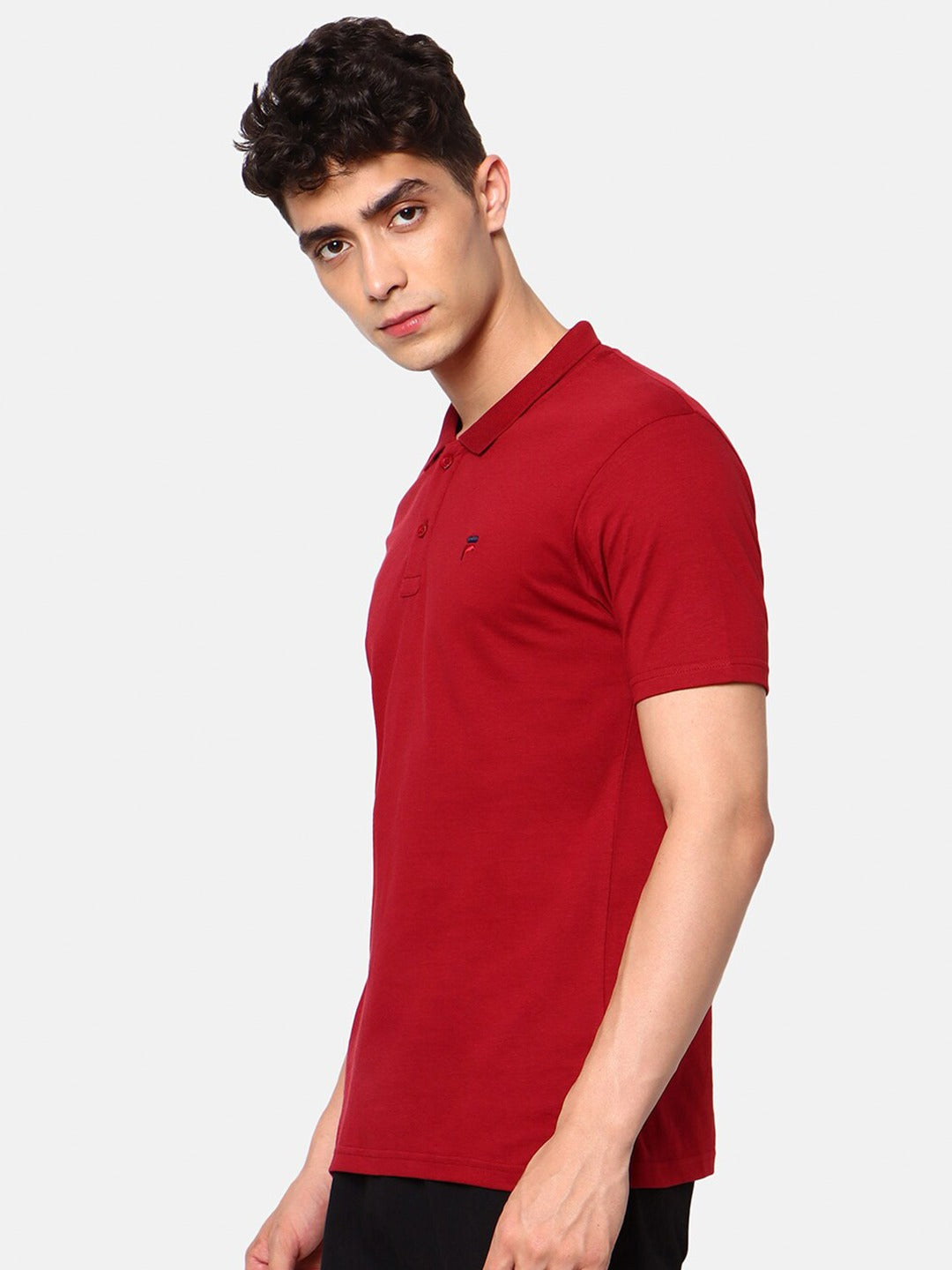 Fila Grey Tern Men's Logo Polo