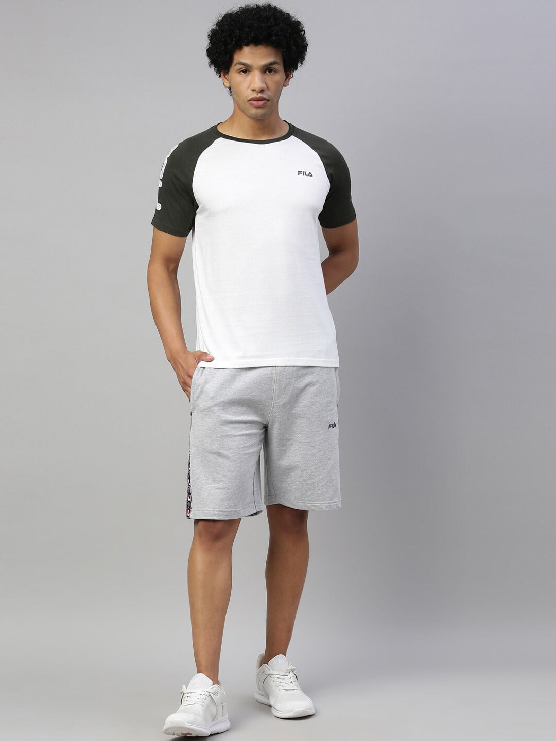 Fila White Rasper Men's Regular Short
