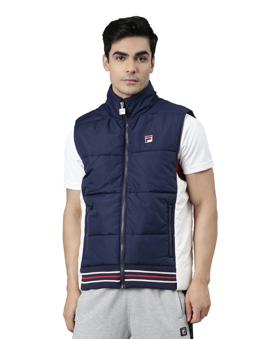 Fila Charcoal Matias Men's High Neck Jacket