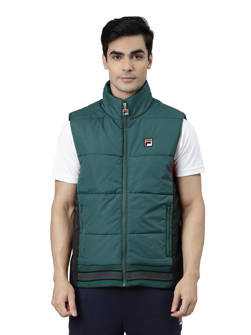 Fila Charcoal Matias Men's High Neck Jacket