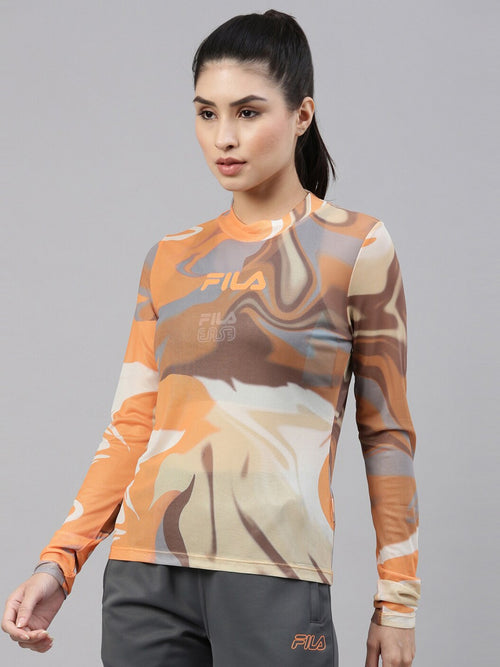 Fila White Sue Women's Sublimation Polo