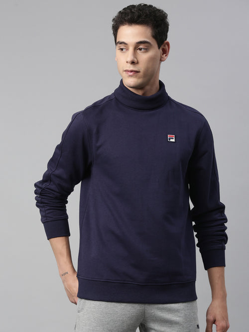 Fila Peacoat Noah Men's Polo Neck Sweatshirt
