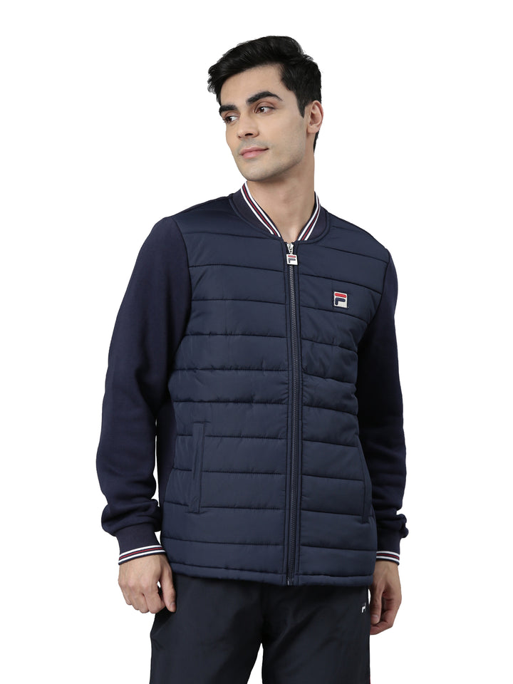 Fila Charcoal Marco Men's Baseball Neck Sweatshirt