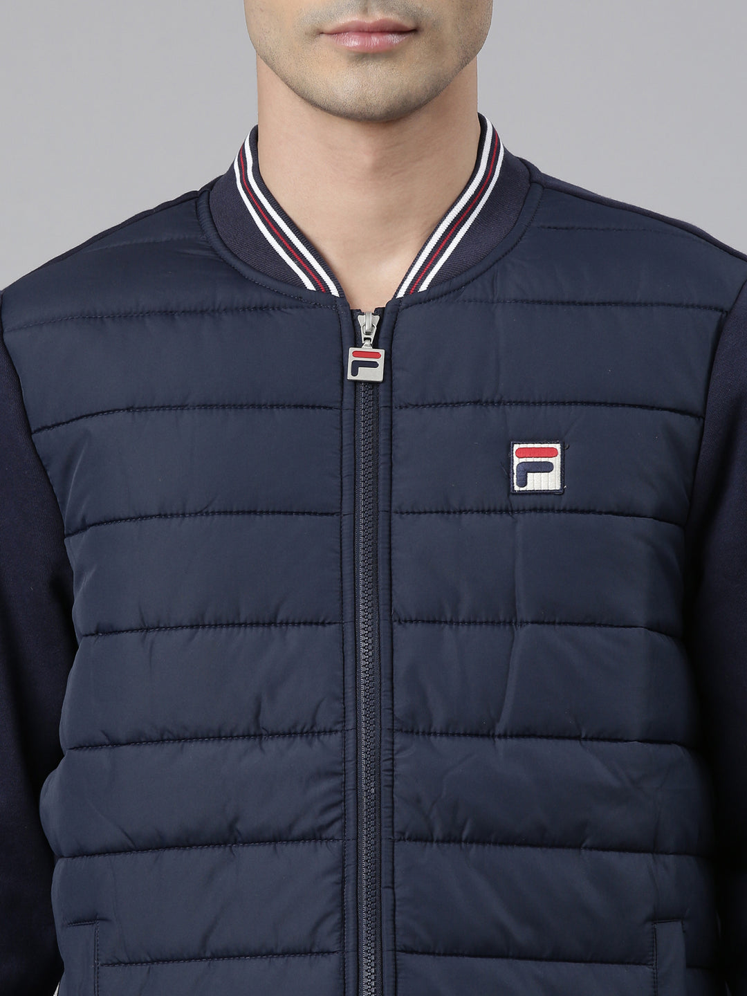 Fila Charcoal Marco Men's Baseball Neck Sweatshirt