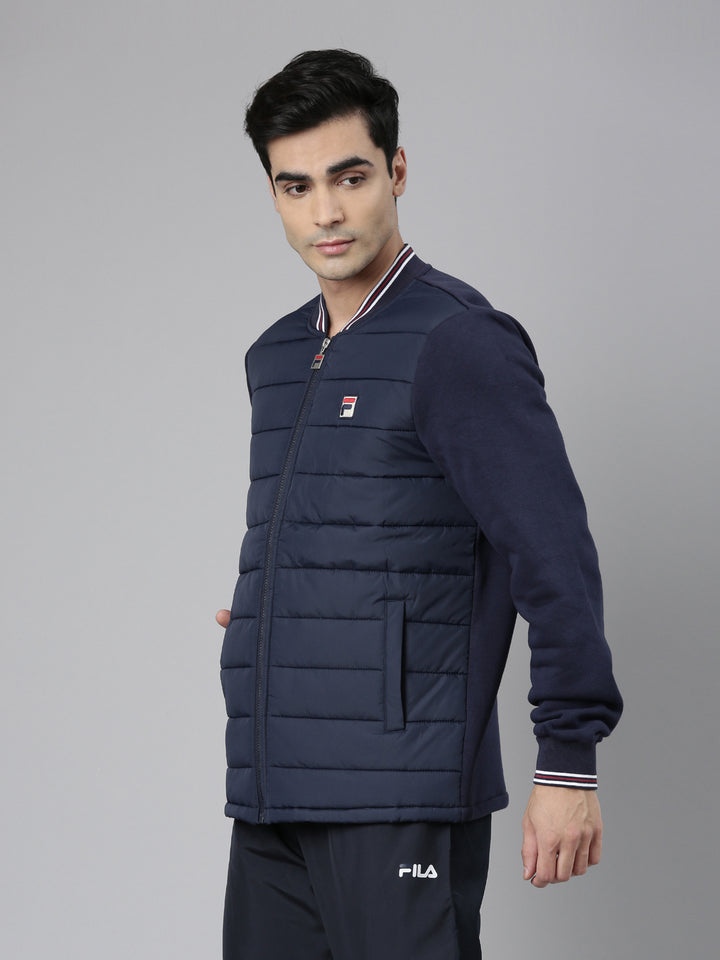 Fila Charcoal Marco Men's Baseball Neck Sweatshirt