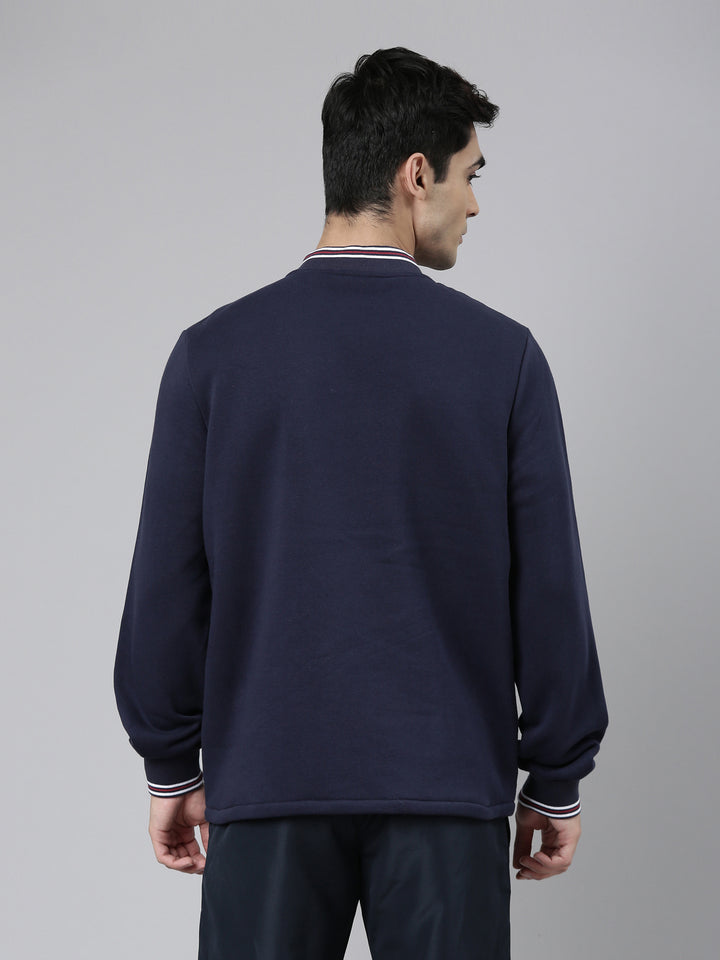 Fila Charcoal Marco Men's Baseball Neck Sweatshirt