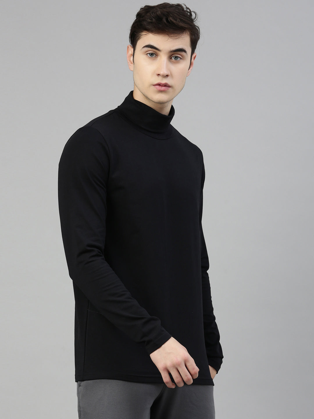 Fila White 19Th Roll Neck Men's Logo T-Shirt