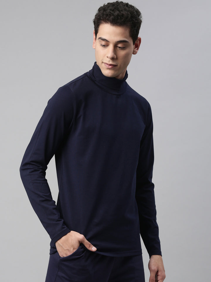 Fila White 19Th Roll Neck Men's Logo T-Shirt