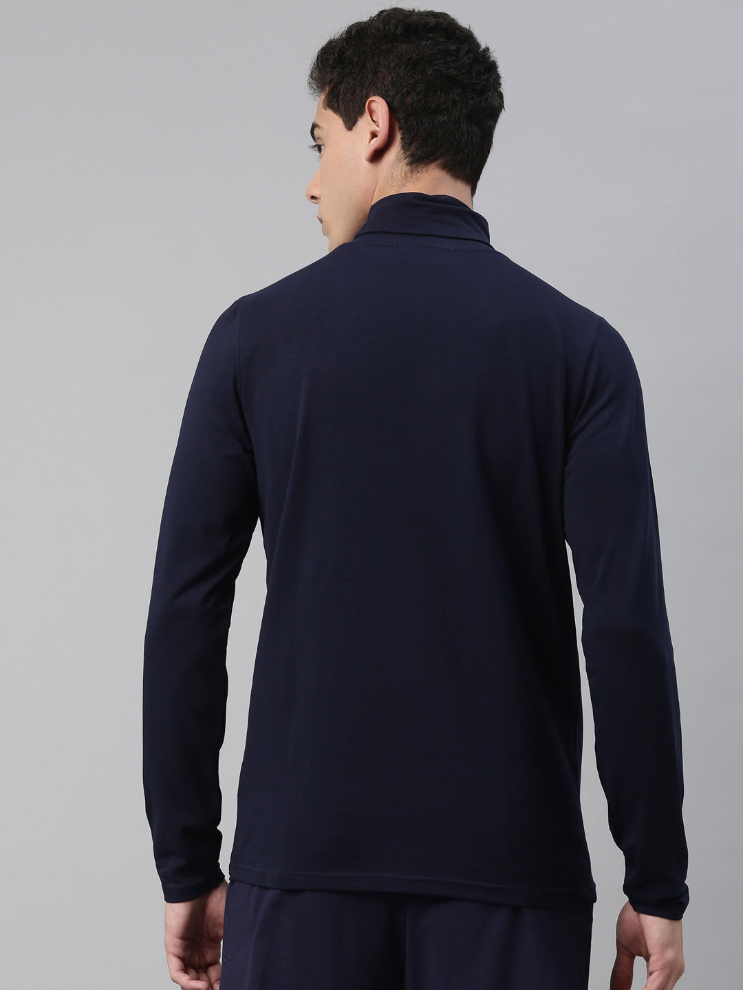 Fila White 19Th Roll Neck Men's Logo T-Shirt