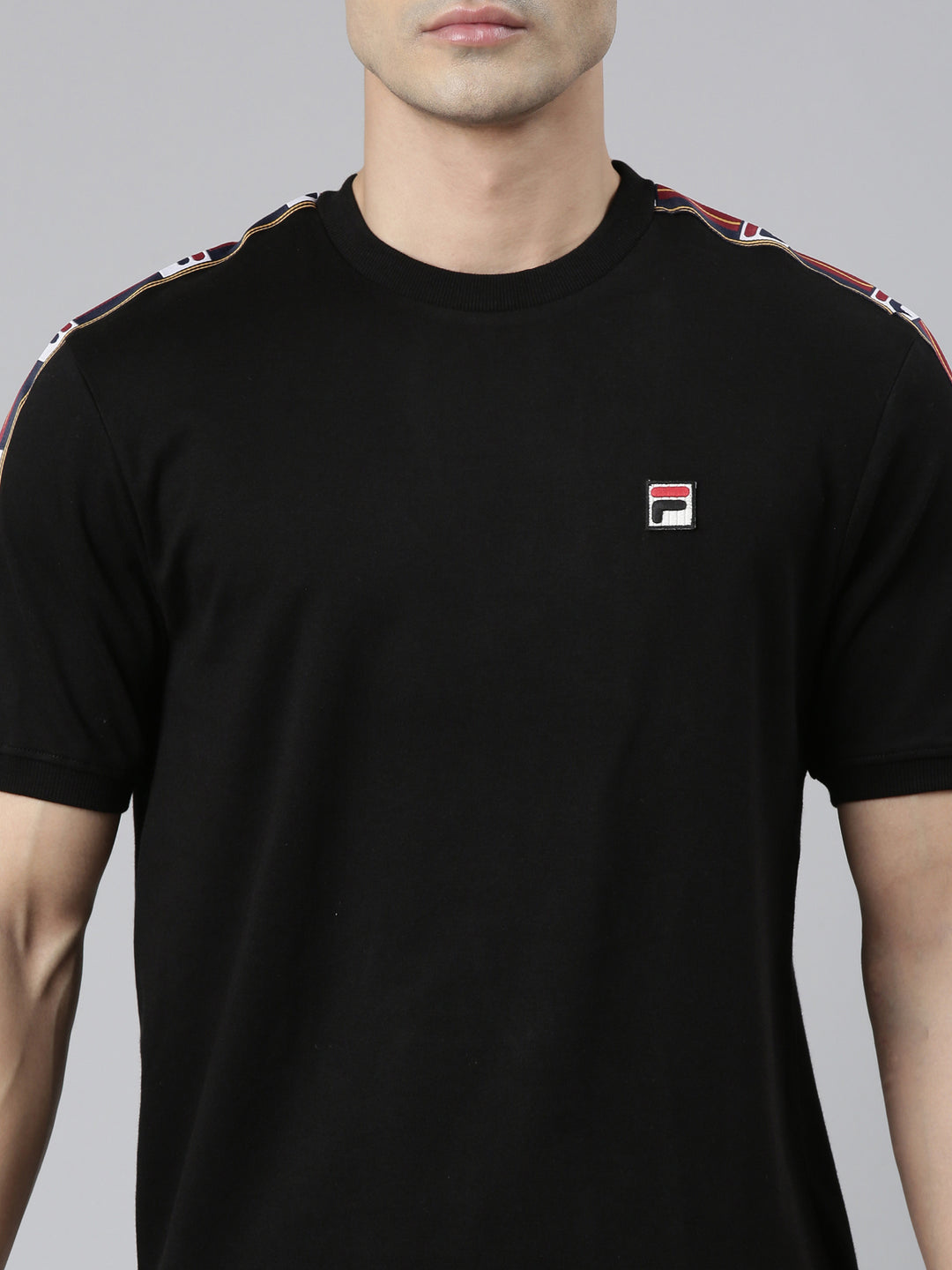 Fila Charcoal Oliver Men's Logo T-Shirt