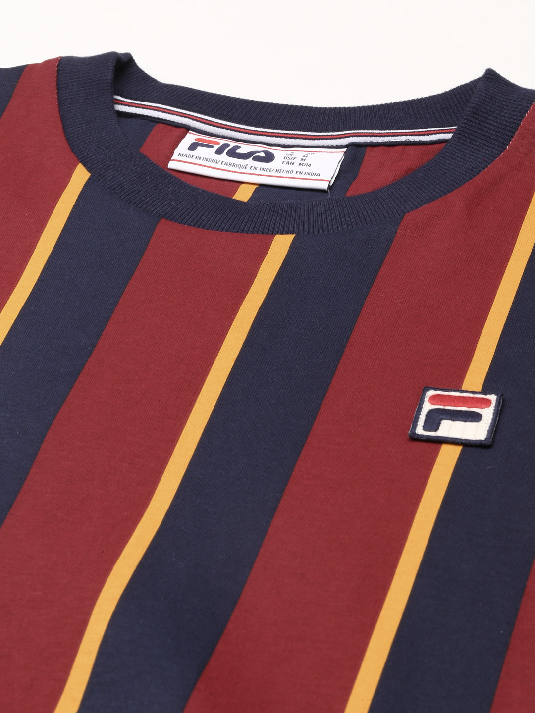 Fila Black Wolfgang Men's Stripes T-Shirt