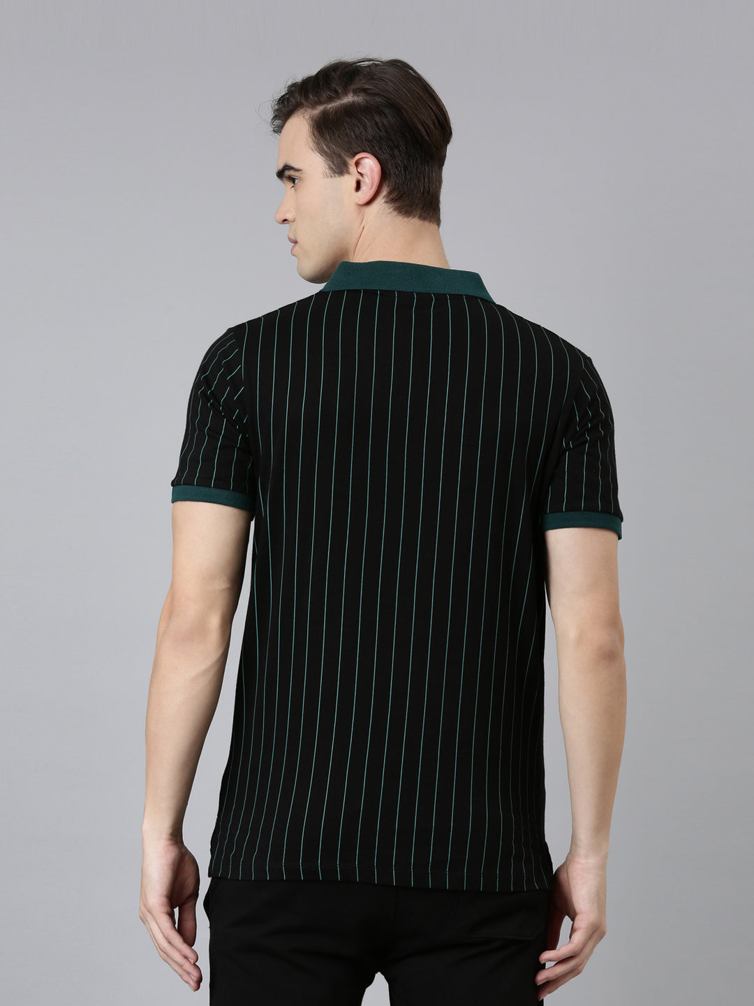 Fila Black Bb1 Men's Striper Polo